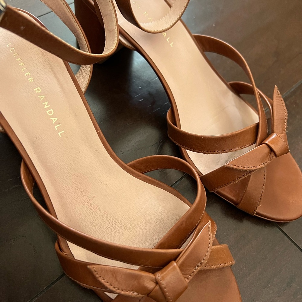 Loeffler Randall Women's Brown Strappy Sandals - Picture 3 of 5